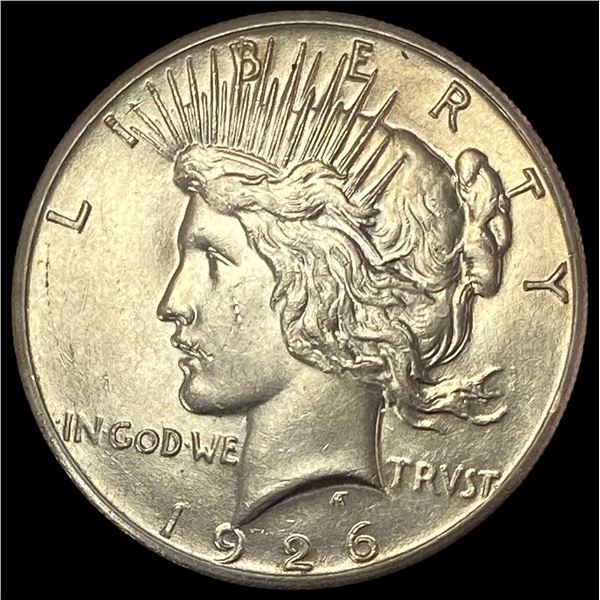 1926 Silver Peace Dollar CHOICE AU