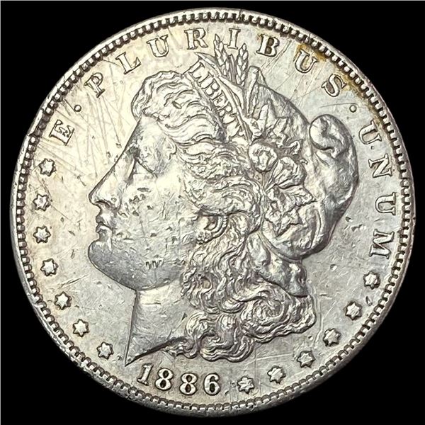 1886-S Silver Morgan Dollar NEARLY UNCIRCULATED