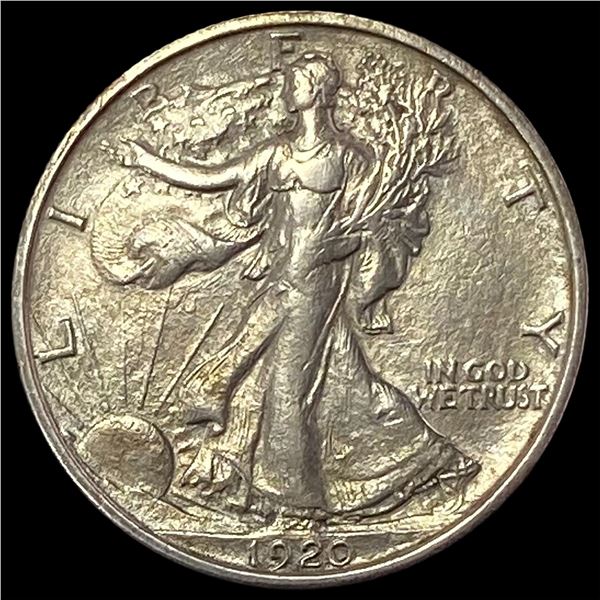 1920-D Walking Liberty Half Dollar CLOSELY UNCIRCULATED