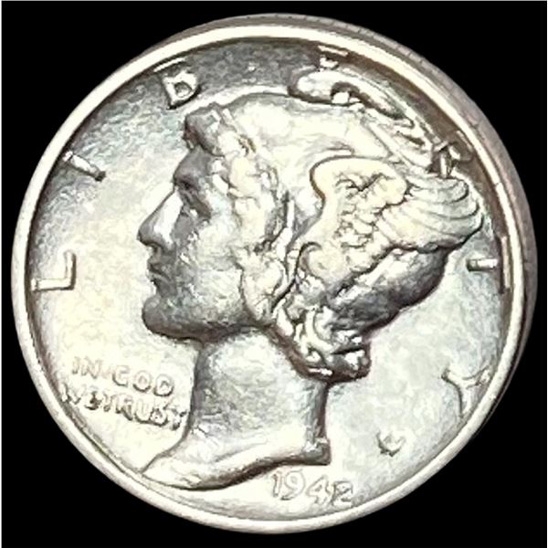 1942/41 Silver Mercury Dime CHOICE AU