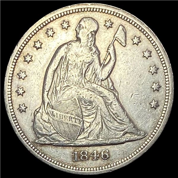 1846 Silver Dollar NEARLY UNCIRCULATED