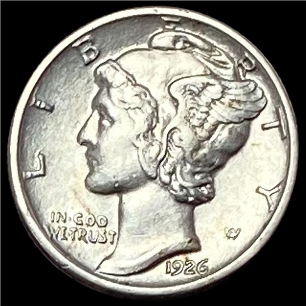 1926-D Silver Mercury Dime NEARLY UNCIRCULATED
