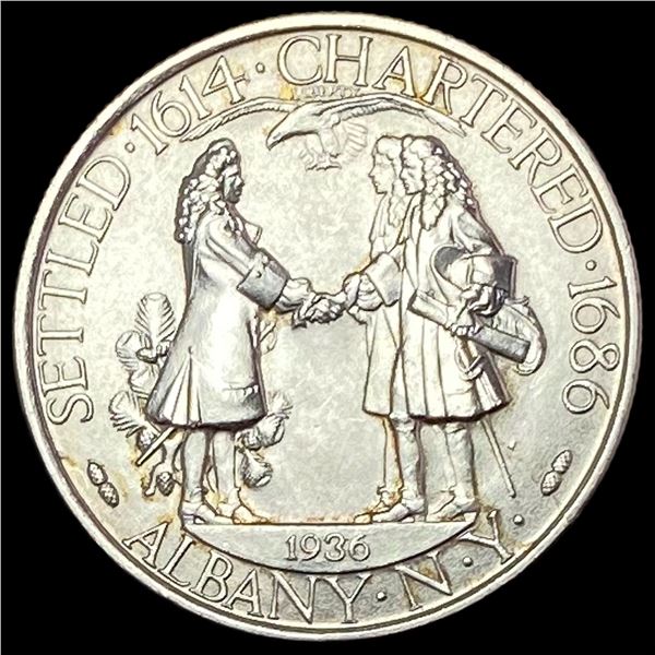 1936 Albany Silver Half Dollar GEM BU