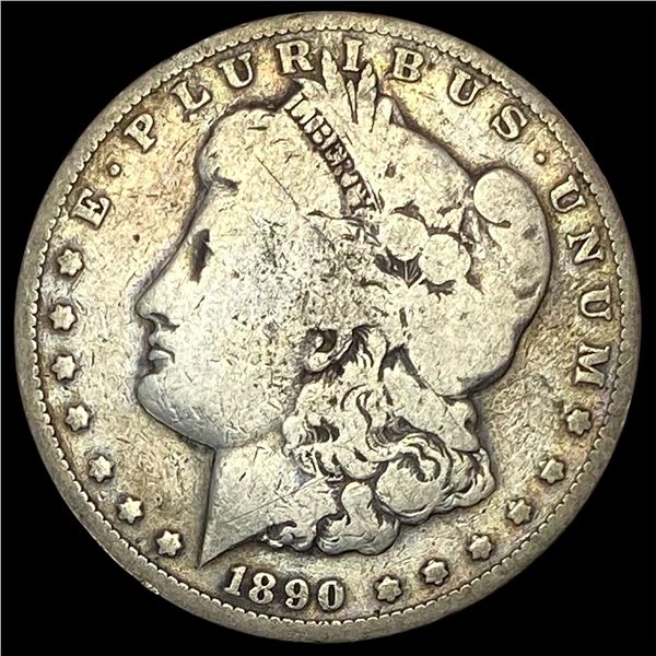1890-CC Silver Morgan Dollar LIGHTLY CIRCULATED