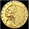 1926 Indian Head $2.50 Gold Quarter Eagle CHOICE AU