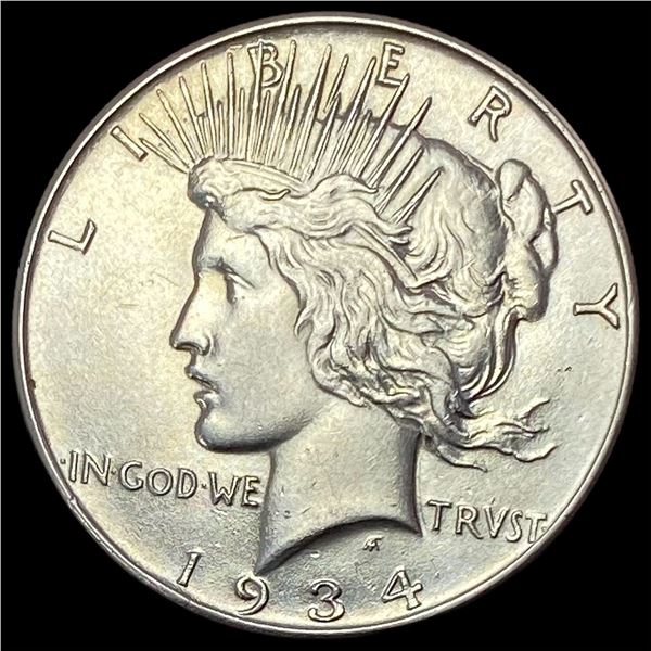 1934 Silver Peace Dollar UNCIRCULATED