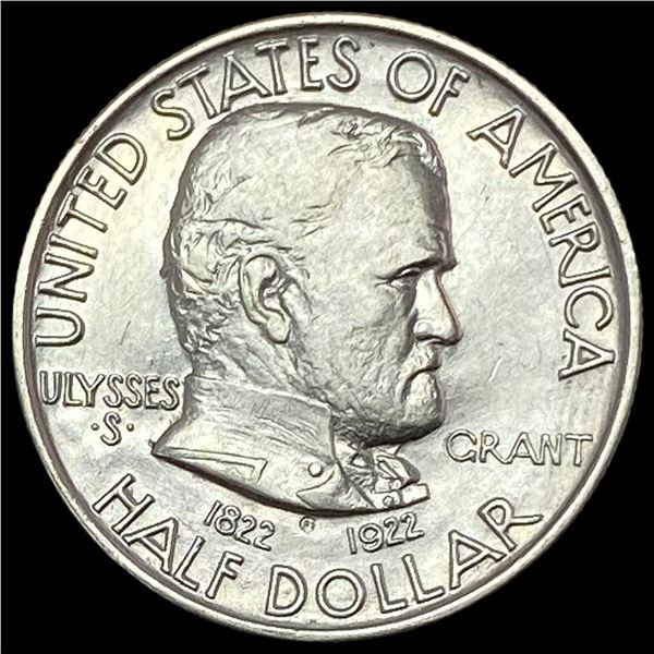 1922 Grant Silver Half Dollar CLOSELY UNCIRCULATED