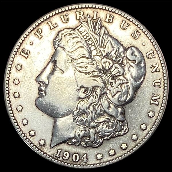 1904-S Silver Morgan Dollar CLOSELY UNCIRCULATED