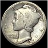 Image 1 : 1916-D Silver Mercury Dime NICELY CIRCULATED