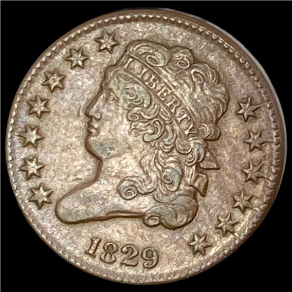 1829 Classic Head Half Cent NEARLY UNCIRCULATED