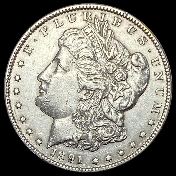 1891-CC Silver Morgan Dollar CHOICE AU