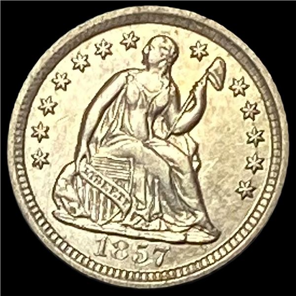 1857-O Seated Liberty Half Dime UNCIRCULATED