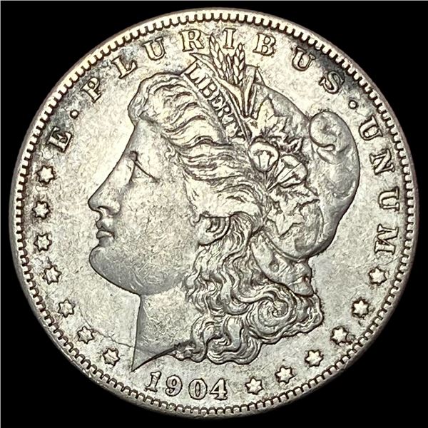1904-S Silver Morgan Dollar LIGHTLY CIRCULATED