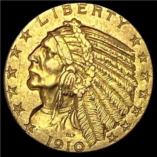 1910 Indian Head Half Eagle $5 Gold UNCIRCULATED