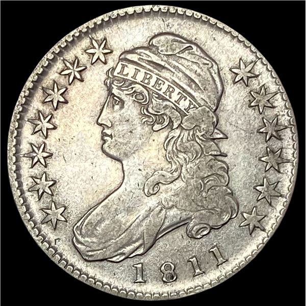 1811 Capped Bust Half Dollar CLOSELY UNCIRCULATED