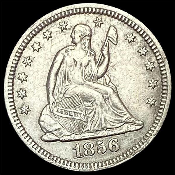 1856 Seated Liberty Quarter CLOSELY UNCIRCULATED