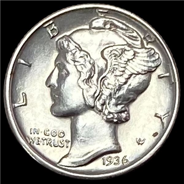 1936-D Mercury Dime GEM BU
