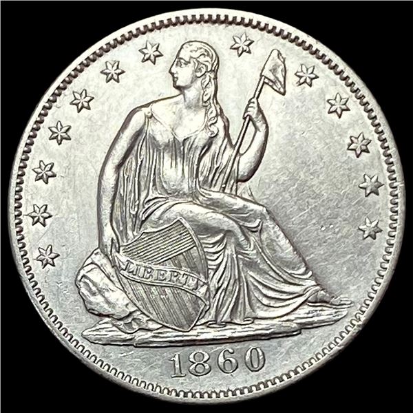 1860-O Silver Half Dollar UNCIRCULATED