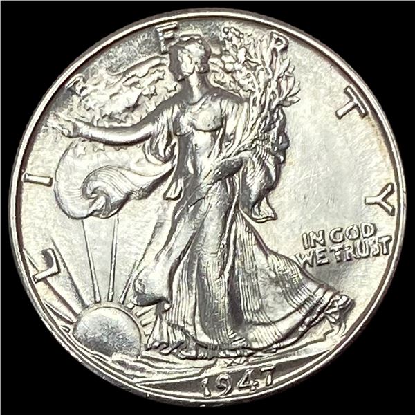 1947-D Walking Liberty Half Dollar CHOICE BU