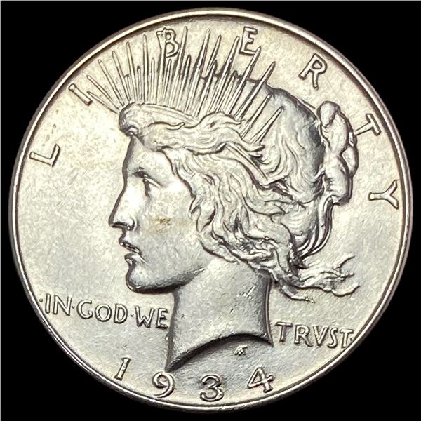 1934 Silver Peace Dollar UNCIRCULATED
