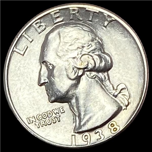 1938 Washington Silver Quarter CHOICE BU