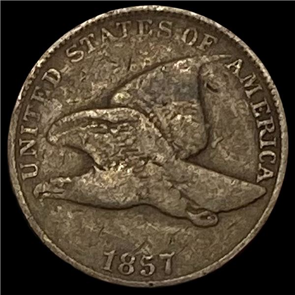 1857 Flying Eagle Cent LIGHTLY CIRCULATED