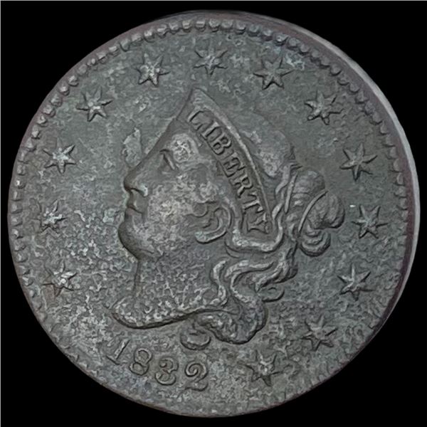 1832 Coronet Head Large Cent LIGHTLY CIRCULATED
