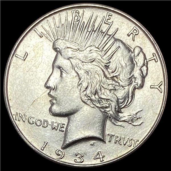 1934 Silver Peace Dollar UNCIRCULATED