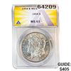 Image 1 : 1904 Morgan Silver Dollar ANACS MS61