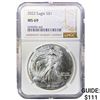 Image 1 : 2022 Silver Eagle NGC MS69