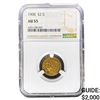 Image 1 : 1908 $2.50 Gold Quarter Eagle NGC AU55