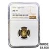 Image 1 : 2024 Gold $5 American Eagle NGC MS70