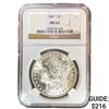 Image 1 : 1887 Morgan Silver Dollar NGC MS63