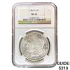 Image 1 : 1882-S Morgan Silver Dollar NGC MS63