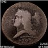 1793 Draped Bust Half Cent LIGHTLY CIRCULATED