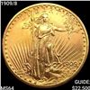 1909/8 $20 Gold Double Eagle CHOICE BU