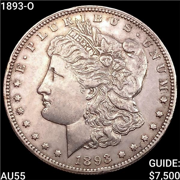 1893-O Morgan Silver Dollar HIGH GRADE