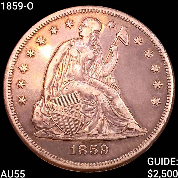 1859-O Seated Liberty Dollar HIGH GRADE