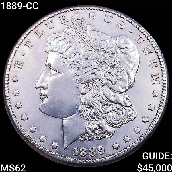 1889-CC Morgan Silver Dollar UNCIRCULATED