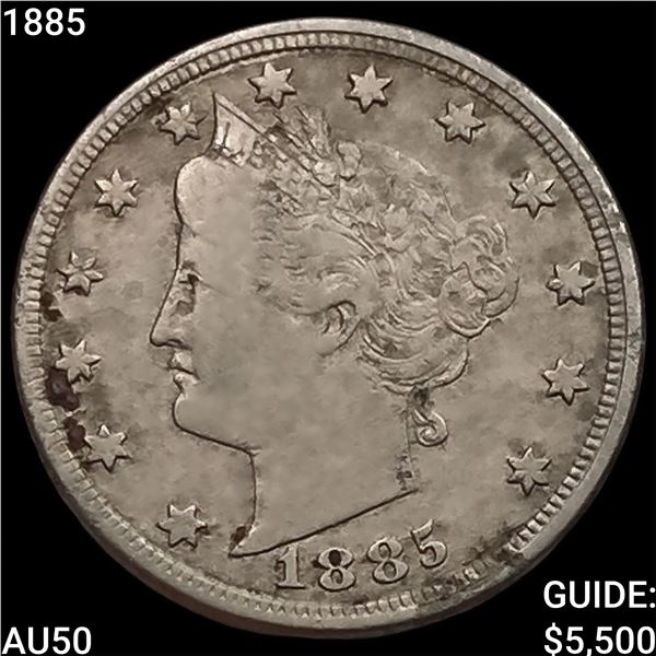 1885 Liberty Victory Nickel CLOSELY UNCIRCULATED