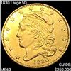 Image 1 : 1830 Large 5D $5 Gold Half Eagle CHOICE BU