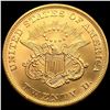 Image 2 : 1852 $20 Gold Double Eagle CHOICE BU+
