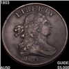Image 1 : 1803 Draped Bust Half Cent CLOSELY UNCIRCULATED