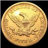 Image 2 : 1852 $5 Gold Half Eagle UNCIRCULATED