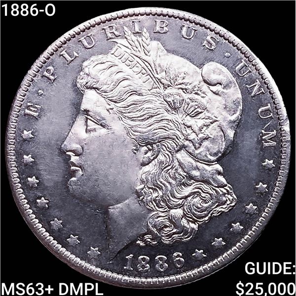 1886-O Morgan Silver Dollar UNCIRCULATED DMPL+