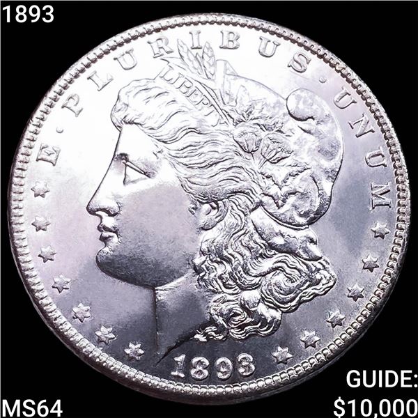 1893 Morgan Silver Dollar CHOICE BU