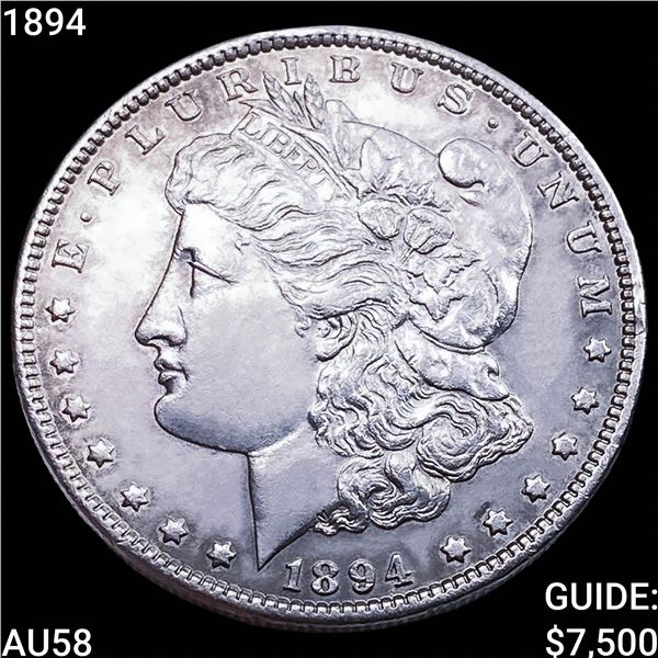 1894 Morgan Silver Dollar CHOICE AU
