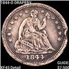 Image 1 : 1844-O DRAPERY Seated Liberty Half Dime NEARLY UNCIRCULATED