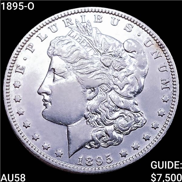 1895-O Morgan Silver Dollar CHOICE AU