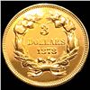 Image 2 : 1878 $3 Gold Piece UNCIRCULATED